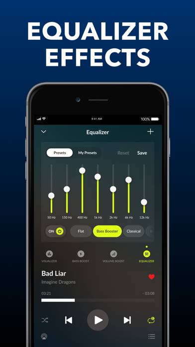 Equalizer Fx: Bass Booster App Captura de pantalla de la aplicación #2