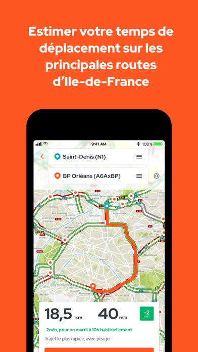 Sytadin Capture d'écran de l'application