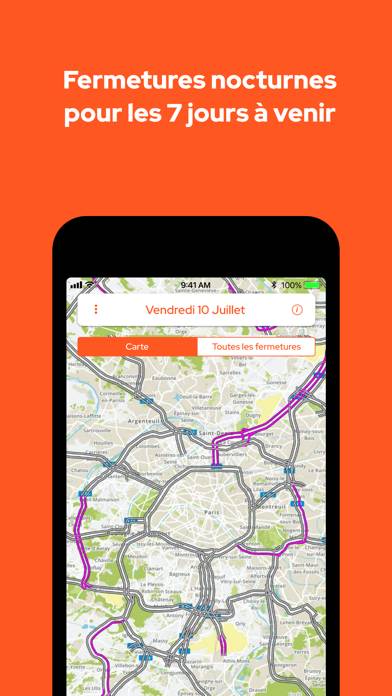 Sytadin Capture d'écran de l'application