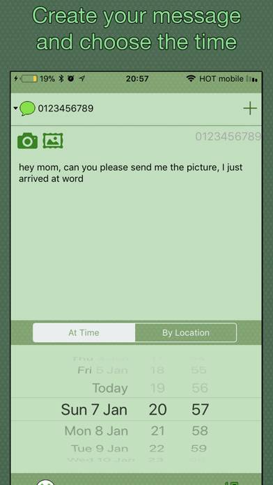 Auto Message Scheduler captura de pantalla