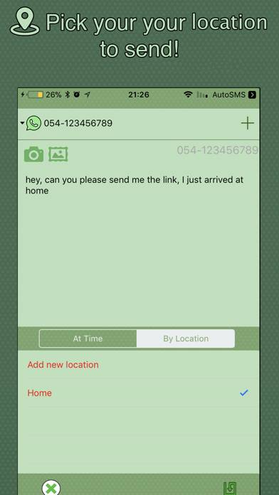Auto Message Scheduler captura de pantalla