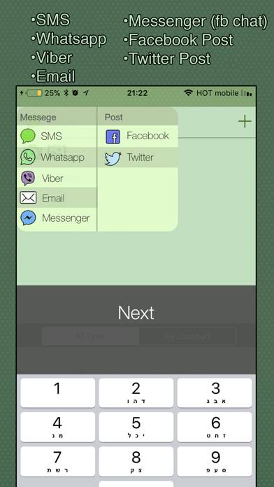 Auto Message Scheduler Captura de pantalla de la aplicación