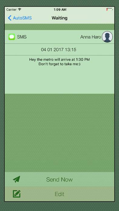 Auto Message Scheduler Captura de pantalla de la aplicación
