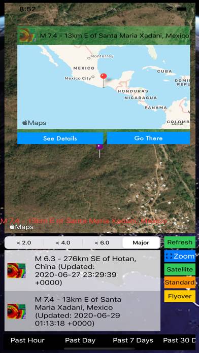 Instant USGS Earthquake Pro Schermata dell'app #2