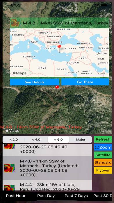 Instant USGS Earthquake Pro Schermata dell'app #6