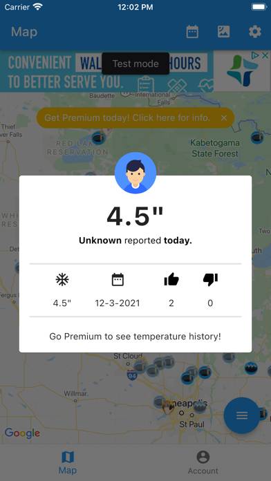 Ice Report App screenshot #2