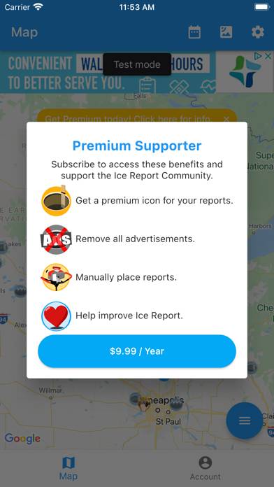 Ice Report App screenshot #3