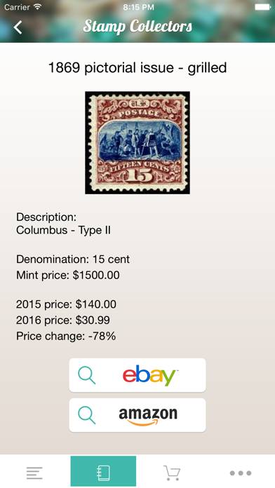 Stamp Collecting App skärmdump #3