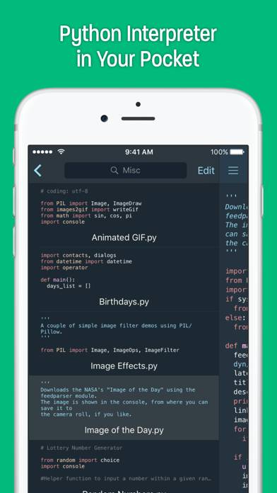 Pythonista 3 App-Screenshot #1