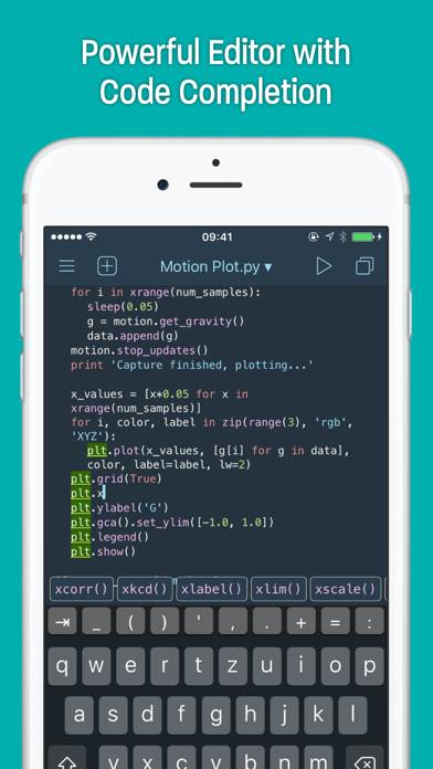 Pythonista 3 Capture d'écran de l'application #2
