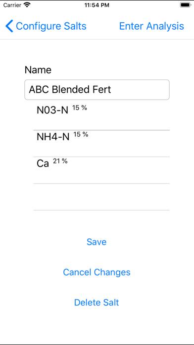 FertCalculator Schermata dell'app #4