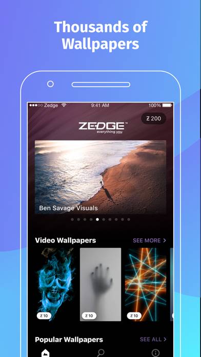 ZEDGE™ Wallpapers Capture d'écran de l'application #1