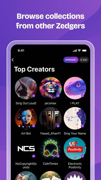 ZEDGE™ Capture d'écran de l'application