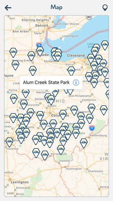 Ohio State Parks & Trails App screenshot