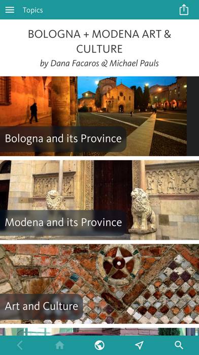 Bologna plus Modena Art & Culture App screenshot #1