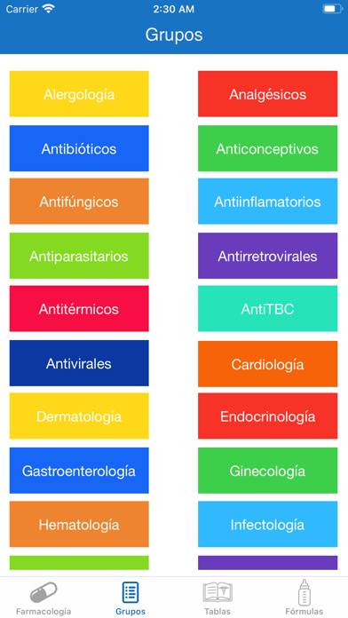 Farmacología Pediátrica App screenshot #2