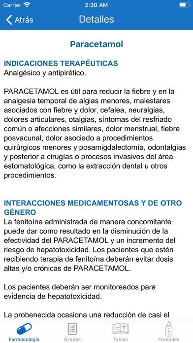 Farmacología Pediátrica App screenshot #3
