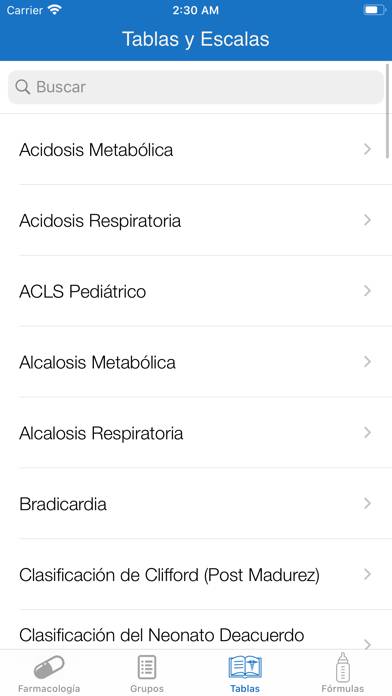 Farmacología Pediátrica Captura de pantalla de la aplicación #4