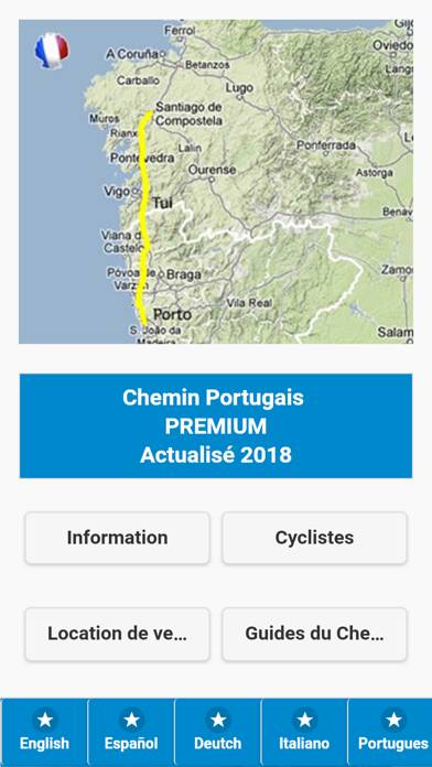 Camino Portugues PREMIUM App skärmdump #1