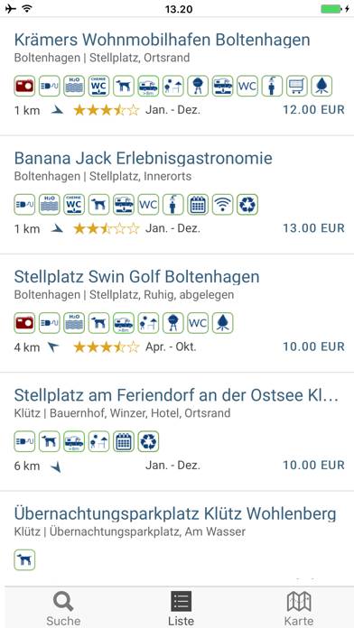 Womo Stellplatz Pro App-Screenshot #3