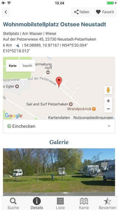 Womo Stellplatz Pro App-Screenshot #4