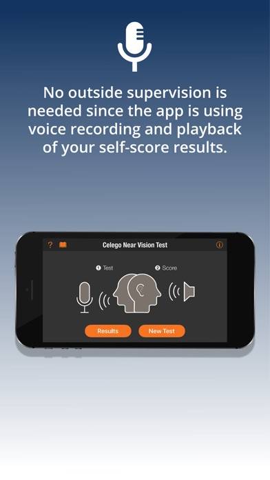 Celego Near Vision Test App skärmdump