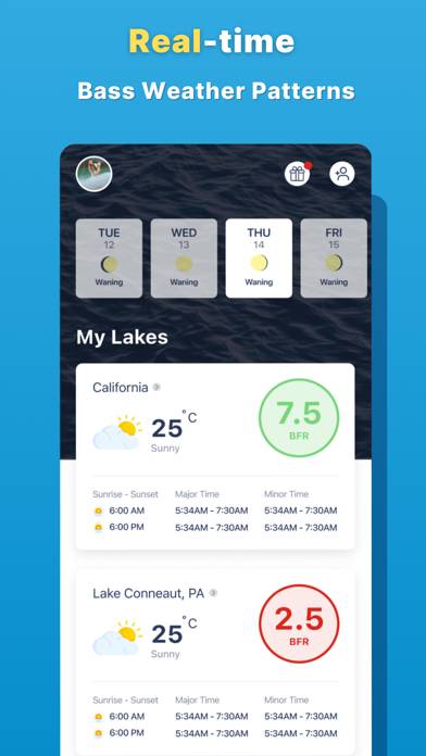 BassForecast: Bass Fishing App App screenshot #4