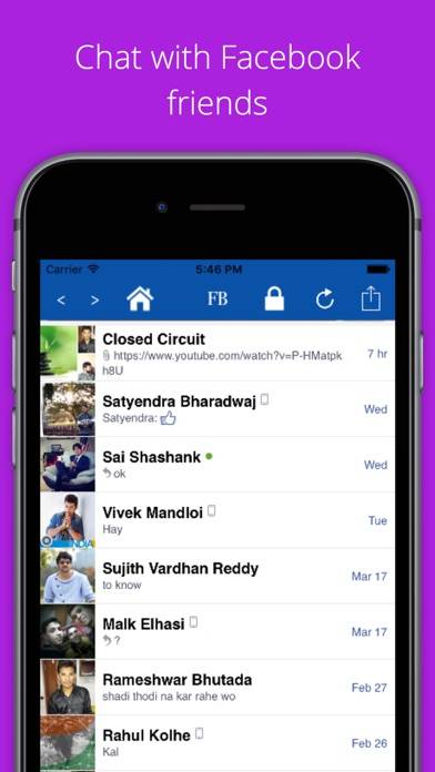 Mini for Facebook Captura de pantalla de la aplicación #5