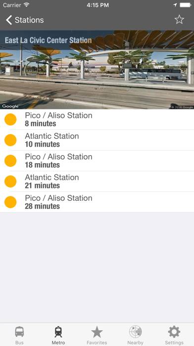 LA Metro and Bus screenshot