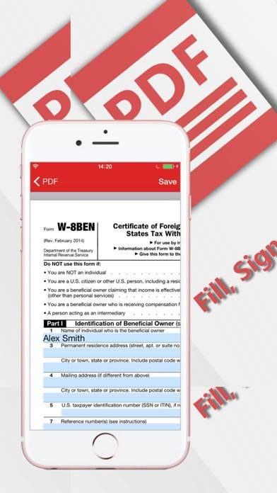 PDF Fill and Sign any Document Captura de pantalla de la aplicación #2