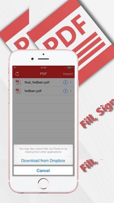 PDF Fill and Sign any Document Captura de pantalla de la aplicación #3