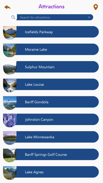 Banff National Park Tourism Schermata dell'app #3