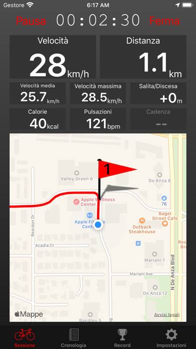 Fitmeter Bike App-Screenshot #1