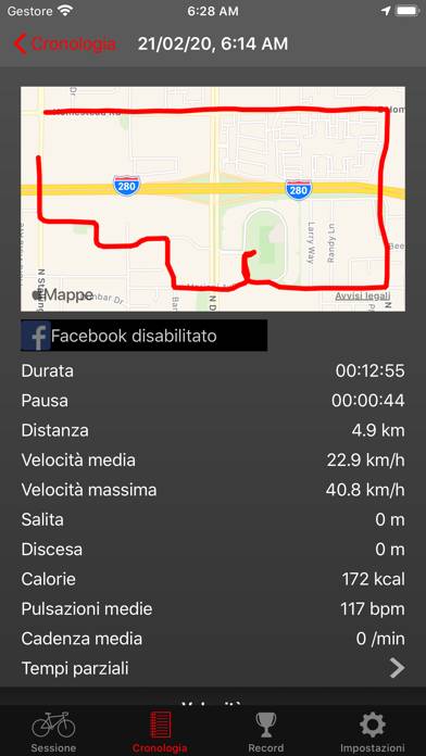 Fitmeter Bike Schermata dell'app #3