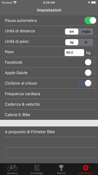 Fitmeter Bike Schermata dell'app #5