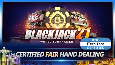 Blackjack 21-World Tournament App skärmdump #4