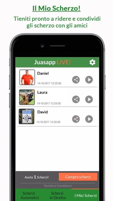Juasapp Live Schermata dell'app #3