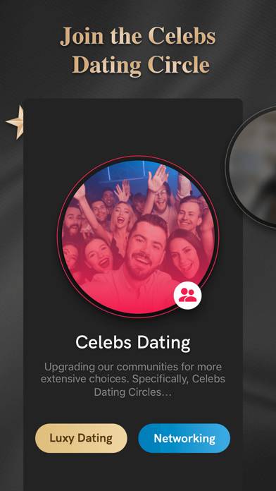 Luxy Celebs: Selective Dating Скриншот приложения