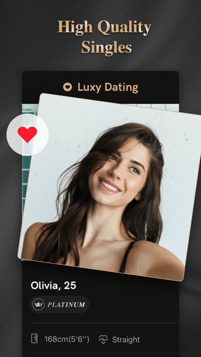 Luxy Celebs: Selective Dating Скриншот приложения