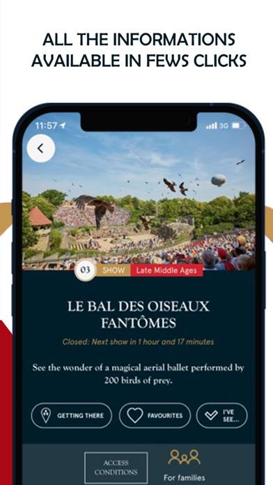 Puy du Fou Capture d'écran de l'application