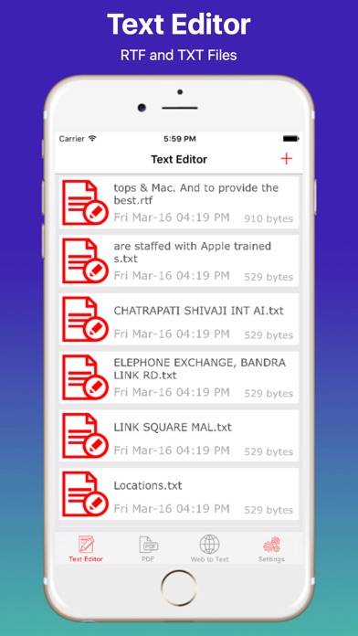 IText and PDF Editor Pro Captura de pantalla de la aplicación #1