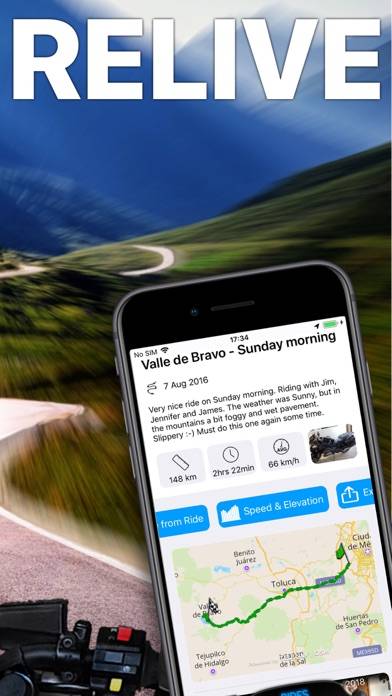 Scenic Motorcycle Navigation App screenshot #3