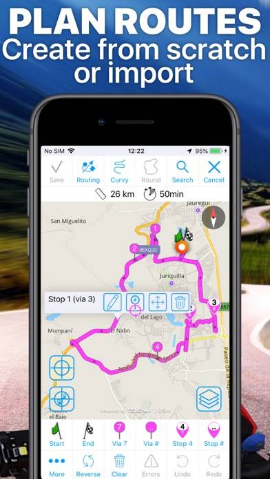 Scenic Motorcycle Navigation App-Screenshot #4
