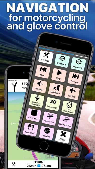 Scenic Motorcycle Navigation Schermata dell'app #6