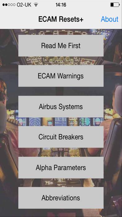 Airbus ECAM Resets plus App screenshot #1