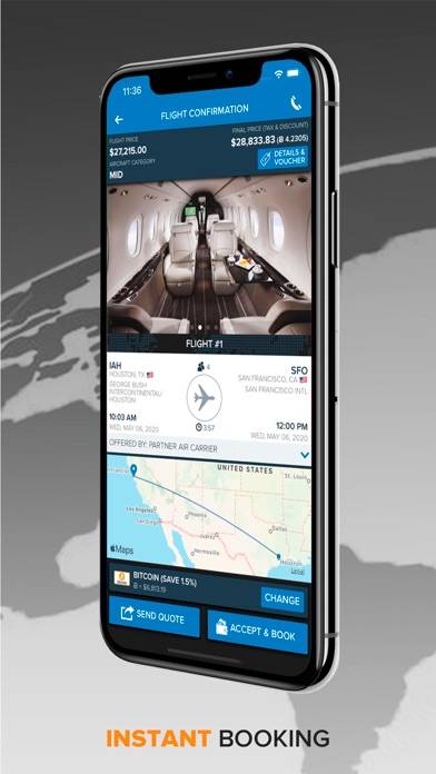 TapJets screenshot