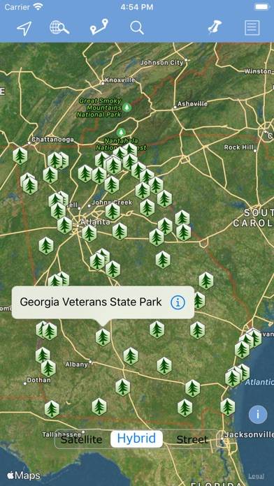 Georgia State Parks & Areas screenshot