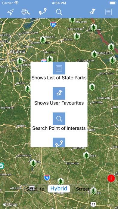 Georgia State Parks & Areas App screenshot