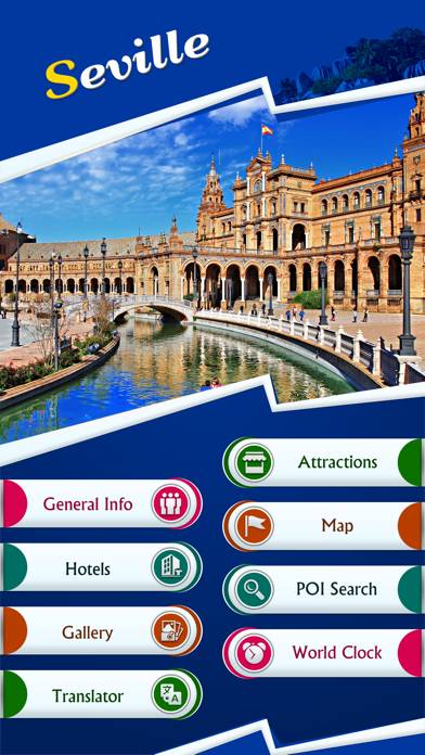 Seville Travel Guide App screenshot