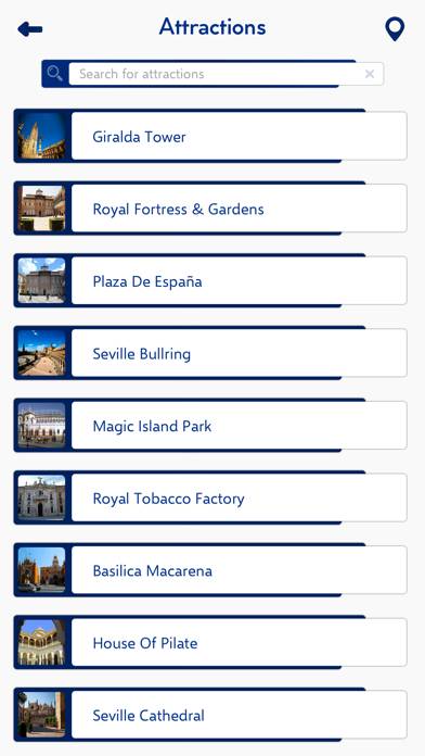 Seville Travel Guide App screenshot